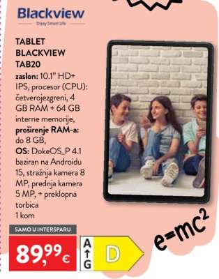TABLET BLACKVIEW TAB20