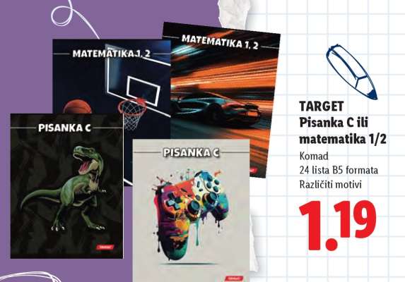 Pisanka C ili matematika 1/2
