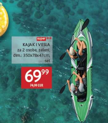 KAJAK I VESLA