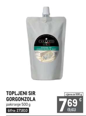 TOPLJENI SIR GORGONZOLA