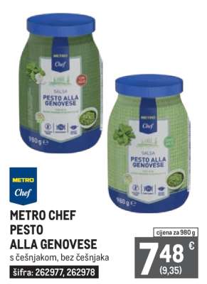 METRO CHEF PESTO ALLA GENOVESE