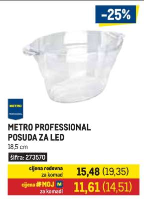 METRO PROFESSIONAL POSUDA ZA LED