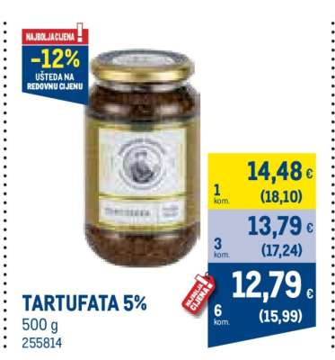 TARTUFATA 5%