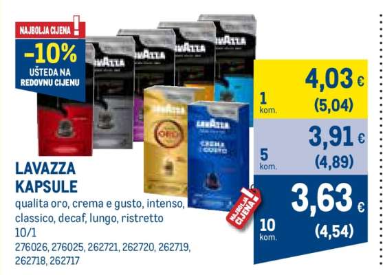 LAVAZZA KAPSULE