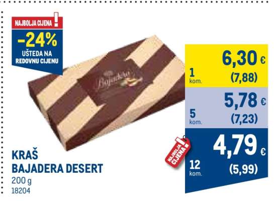 KRAŠ BAJADERA DESERT
