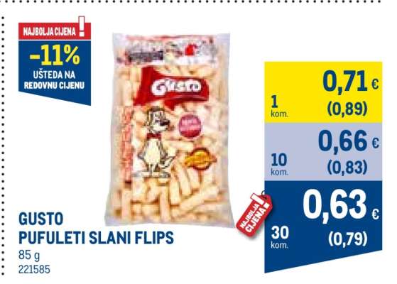 GUSTO PUFULETI slani flips