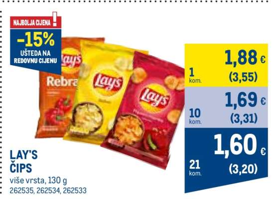 LAY’S ČIPS