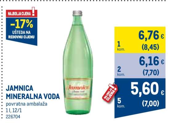JAMNICA MINERALNA VODA