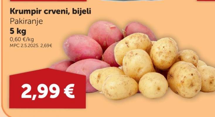 Krumpir crveni, bijeli