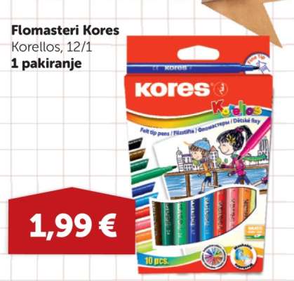 Flomasteri Kores