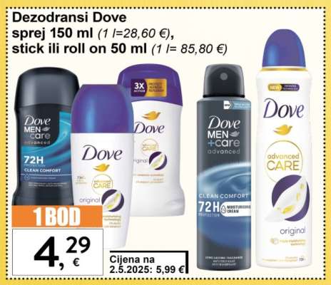 Dezodoransi Dove