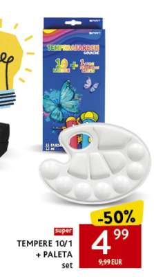 TEMPERE 10/1 + PALETA set