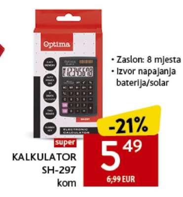 KALKULATOR SH-297