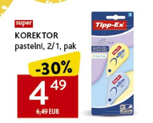 KOREKTOR pastelni, 2/1, pak