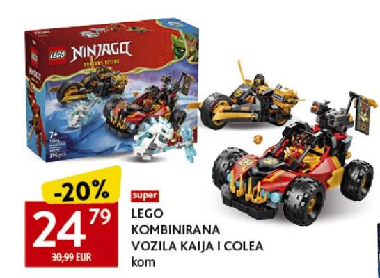LEGO KOMBINIRANA VOZILA KAIJA I COLEA
