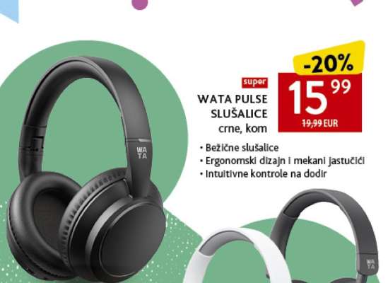 WATA PULSE SLUŠALICE