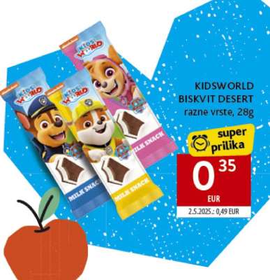 KIDSWORLD BISKVIT DESERT