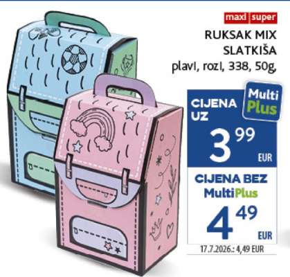 RUKSAK MIX SLATKIŠA