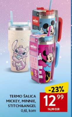 TERMO ŠALICA MICKEY, MINNIE, STITCH&ANGEL