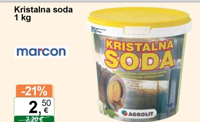 Kristalna soda 1 kg