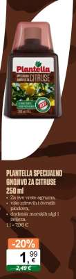PLANTELLA SPECIJALNO GNOJIVO ZA CITRUSE