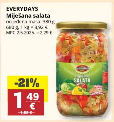 EVERYDAYS Miješana salata