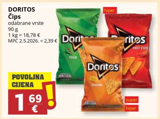 DORITOS ČIPS