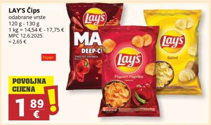 LAY’S ČIPS