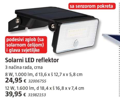 Solarni LED reflektor