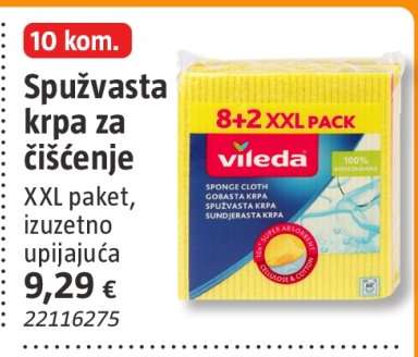 Spužvasta krpa za čišćenje