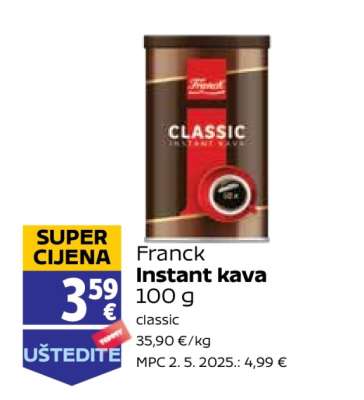 Franck Instant kava 100 g