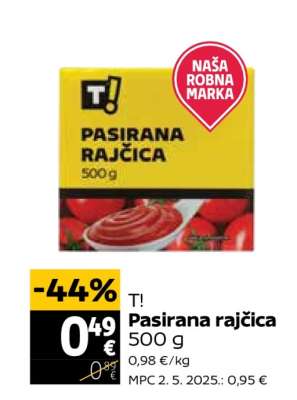 T! Pasirana rajčica 500 g
