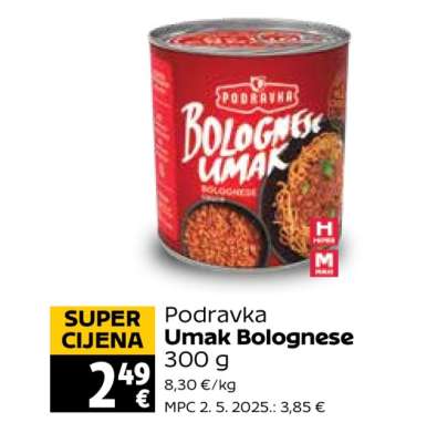 Podravka Umak Bolognese 300 g
