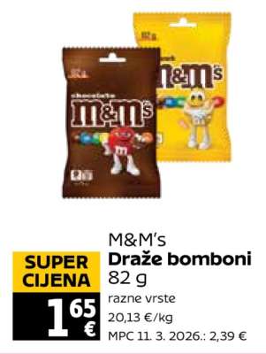 M&M's Draže bomboni