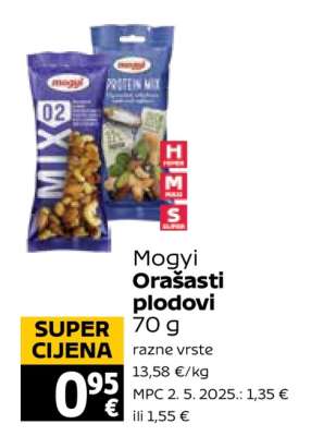 Mogyi Orašasti plodovi