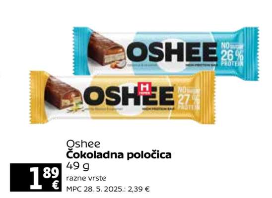 Oshee Čokoladna pločica
