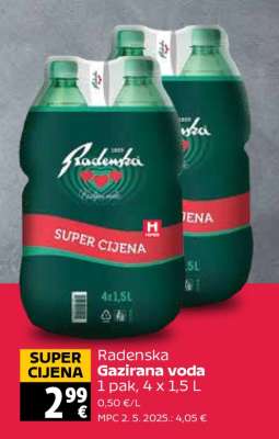 Radenska Gazirana voda