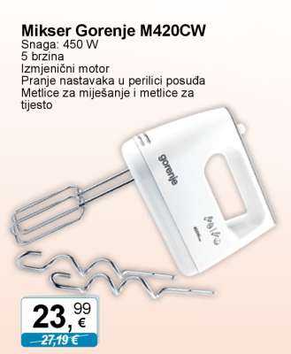 Mikser Gorenje M420CW