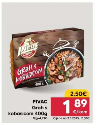 PIVAC Grah s kobasicom 400g