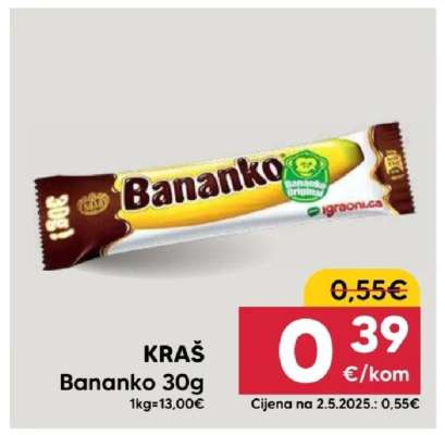 KRAŠ Bananko 30g