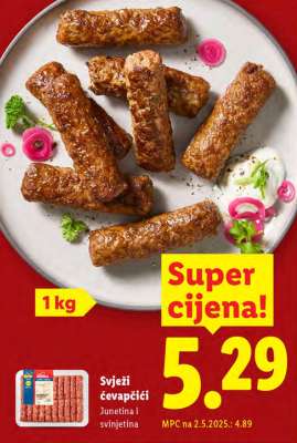 Svježi čevapčičí