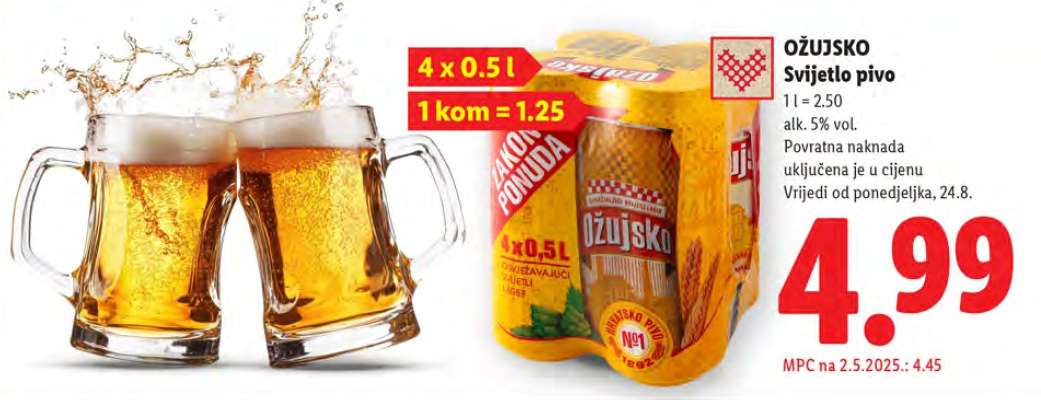 OŽUJSKO Svijetlo pivo