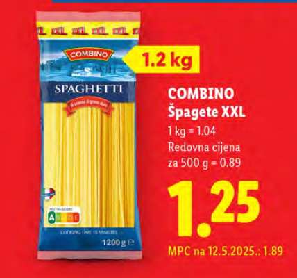 COMBINO Špagete XXL