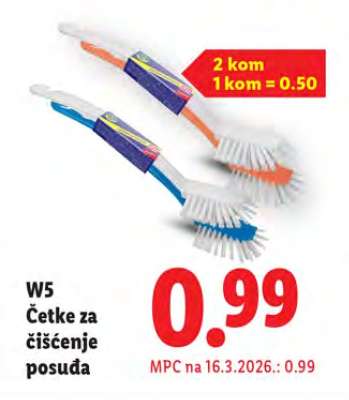 W5 Četke za čišćenje posuđa
