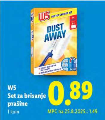 W5 Set za brisanje prašine