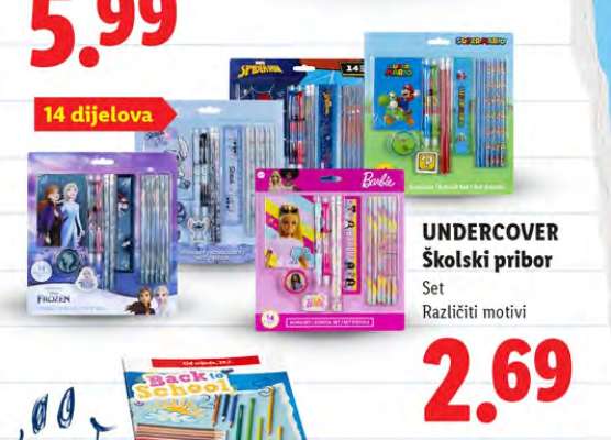 UNDERCOVER Školski pribor