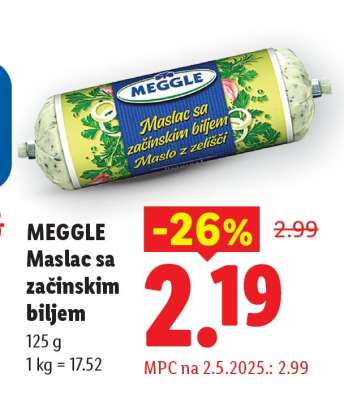 MEGGLE Maslac sa začinskim biljem
