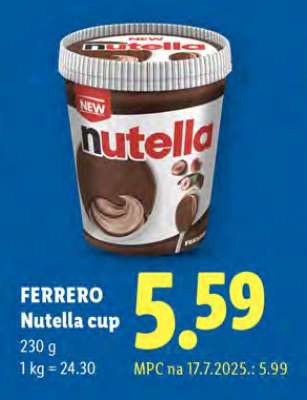 Nutella cup