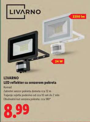 LED reflektor sa senzorom pokreta