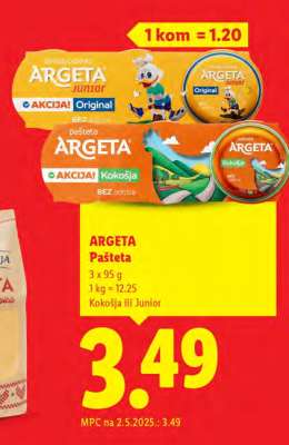 ARGETA Pašteta